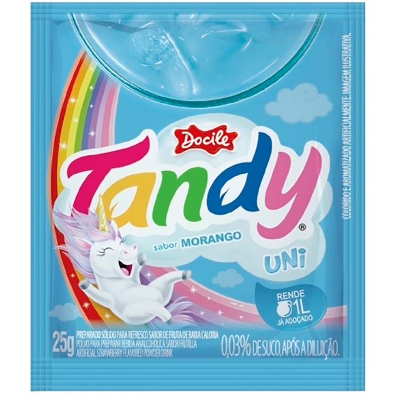 Растворимый напиток «Docile Tandy» Uni Strawberry, Дасел Танди Юни Стравберри 15шт/уп, 25гр