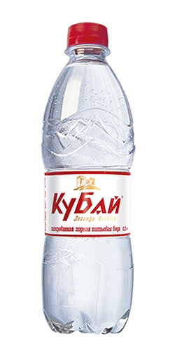 Вода Кубай 0,5л, газ, пэт