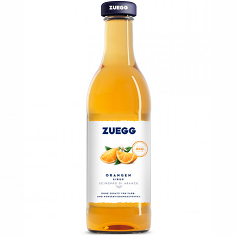 Сироп «Zuegg» Orange, Зуег, Апельсин 0.425л, стекло