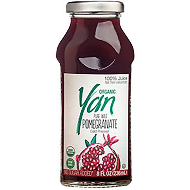 Сок «Yan Bio» Органика Гранат прямого отжима 0.25 литра