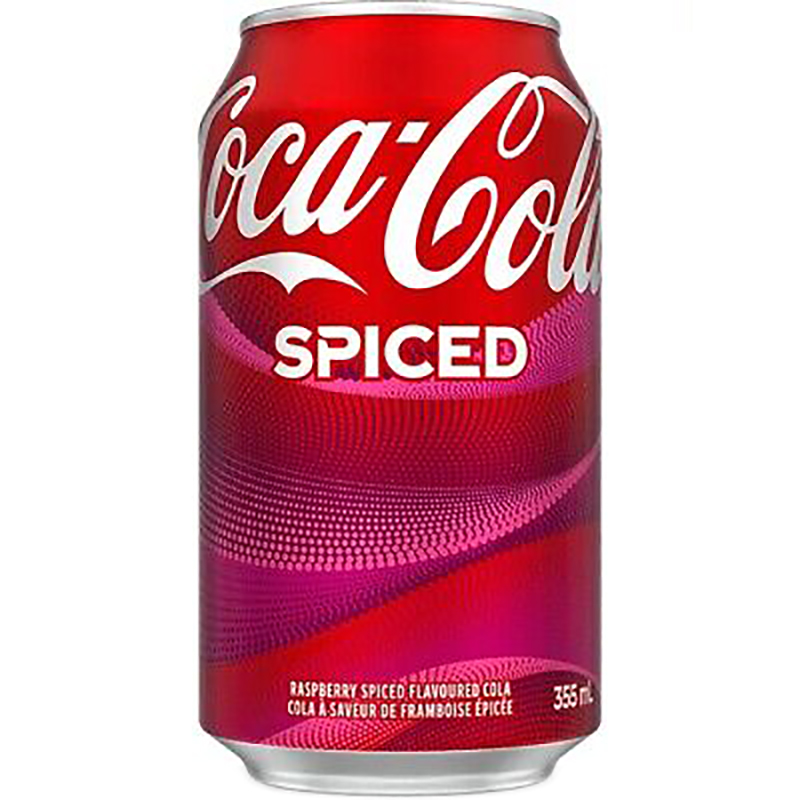 Газированный напиток «Coca-Cola» Spiced, Кока Кола Спайсед 0.355л. банка (США)