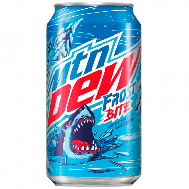 Газированный напиток «Mountain Dew» Frost Bite, Маунтин Дью Фрост Байт 0.355л, банка (США)