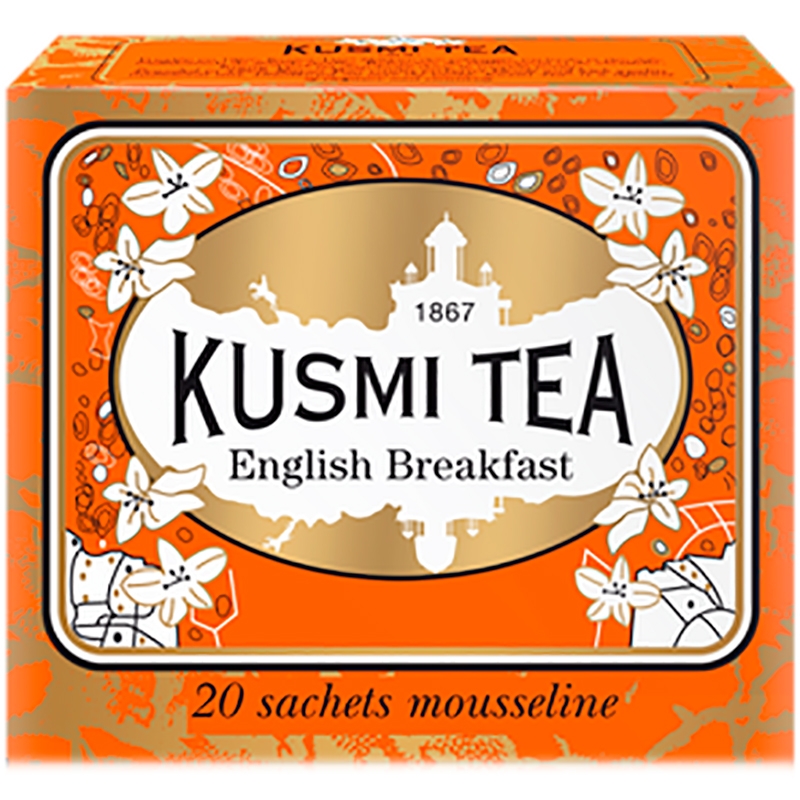 Kusmi tea "English Breakfast" черный чай, Саше (2,2гр *20шт) 44гр