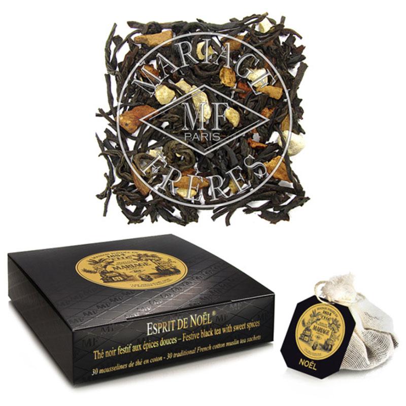 Черный чай Mariage Esprit De Noel, Саше 75 гр