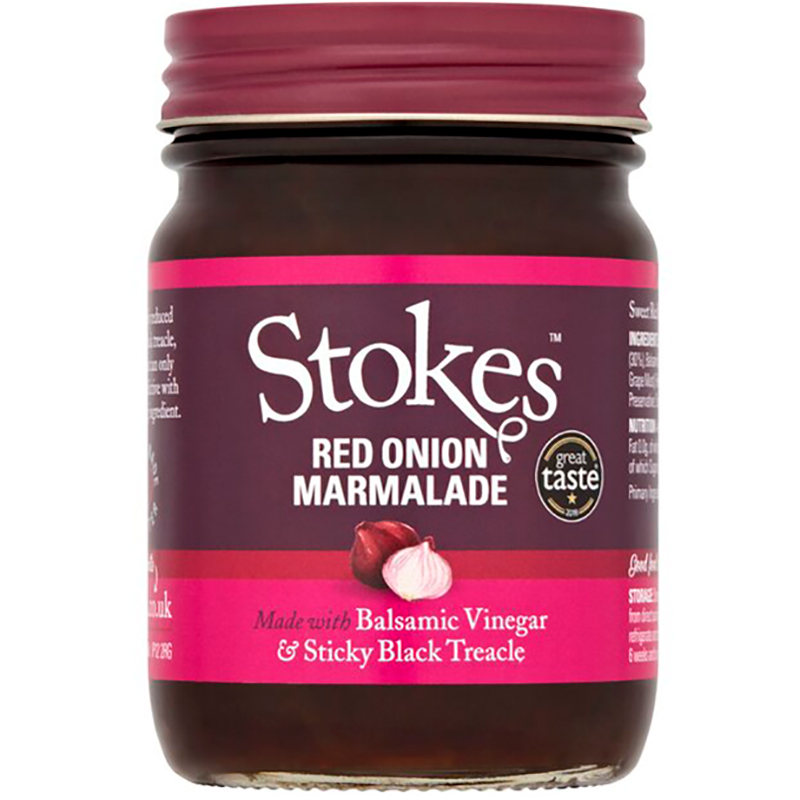 Соус «Stokes» Red Onion Marmalade, Стокс для мяса из красного лука 265г, стекло