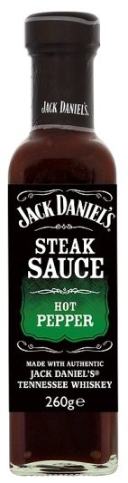 Соус "Jack Daniel's STEAK SAUCE Hot Pepper" (для стейка с острым перцем) 260гр. Стекло