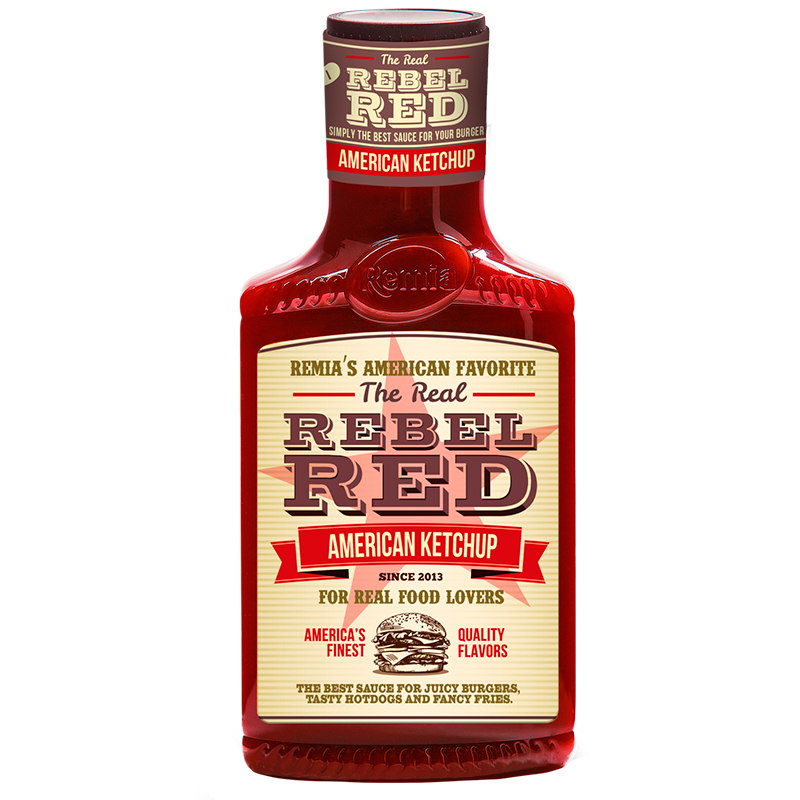Соус «Remia» Rebel Red American Ketchup BBQ, Ремиа Американский 450мл. пэт