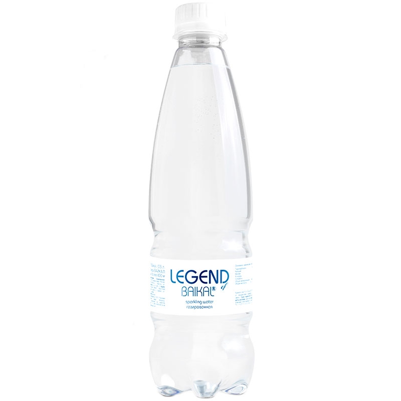 Минеральная вода «Legend Baikal», Легенда Байкала 0.5л, с газом, пэт