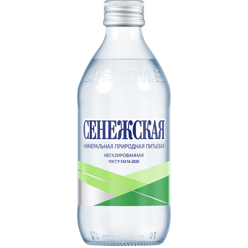 Минеральная вода «Сенежская» 0.33 без газа, стекло