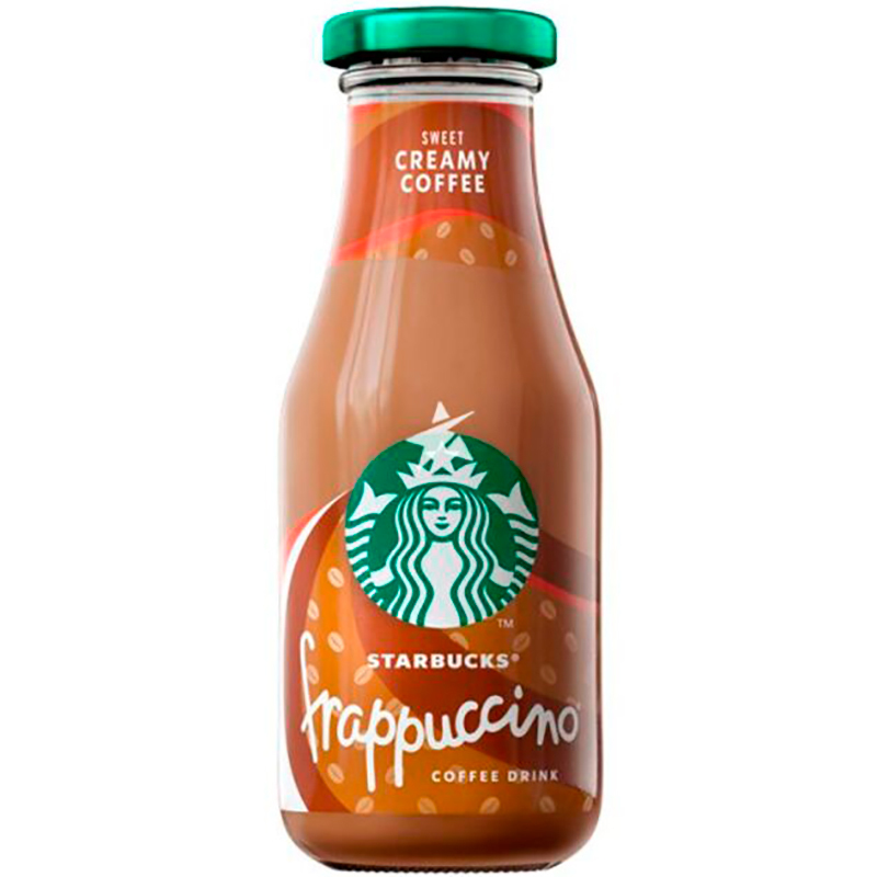 Напиток кофейный «Starbucks» Frappuccino Sweet Creamy Coffee, Старбакс Фраппучино Сливочный Кофе 0.25, стекло
