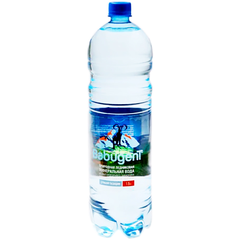 Минеральная вода «BabugenT», Бабугент 1.5л, слабогазированная, пэт