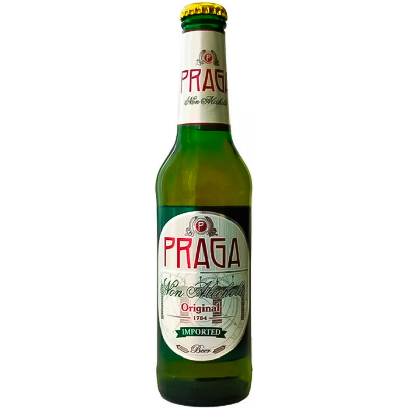 Безалкогольное пиво Praga Non Alcoholic, Прага Нон Алкохолик, 0.5%, 0.33л. стекло