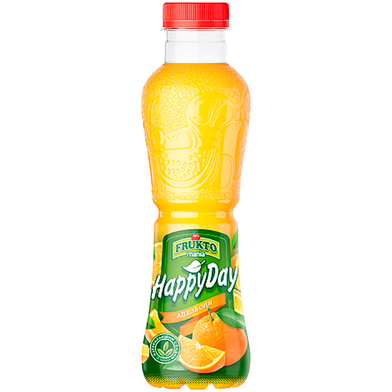 Напиток «Fruktomania» Happy Day, Фруктомания Счастливый день Апельсин, 0.5л, без газа, пэт