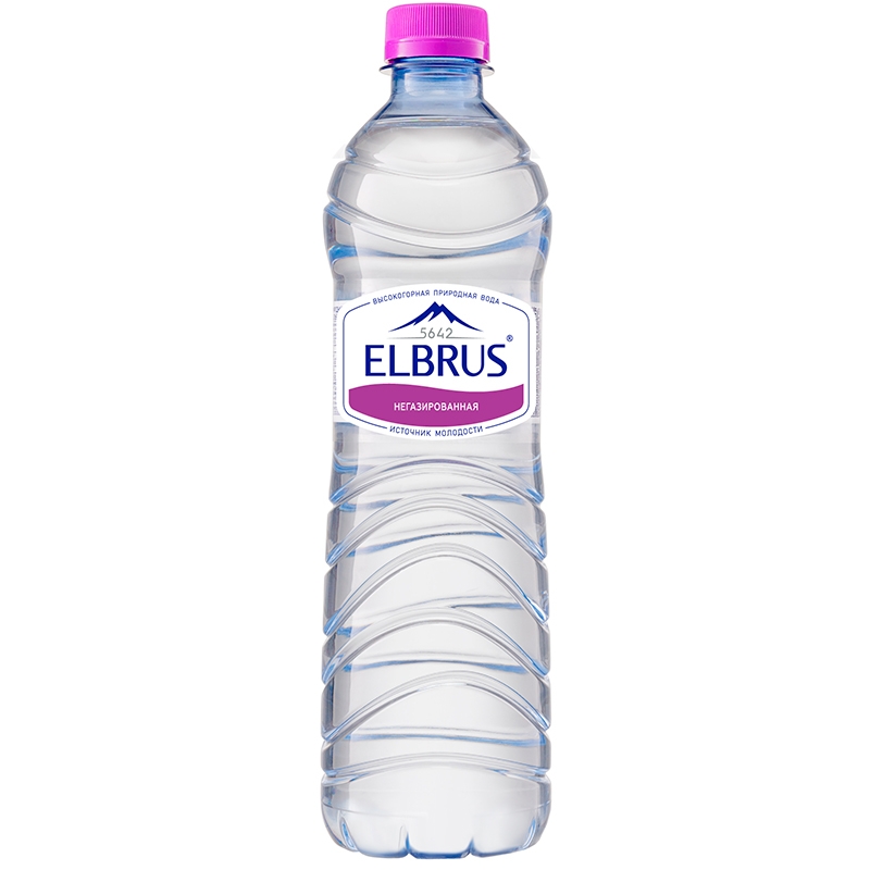 Вода Эльбрус 0,5 л.х 12шт. ПЭТ без газа