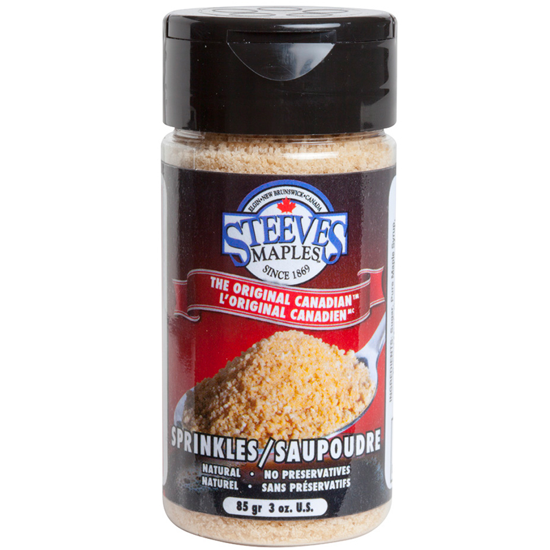 Сахар из кленового сиропа «Steeves Maples» Natural Original Canadian Maple Taste Sprinkle, Стив Мэйплс, 85гр, пэт