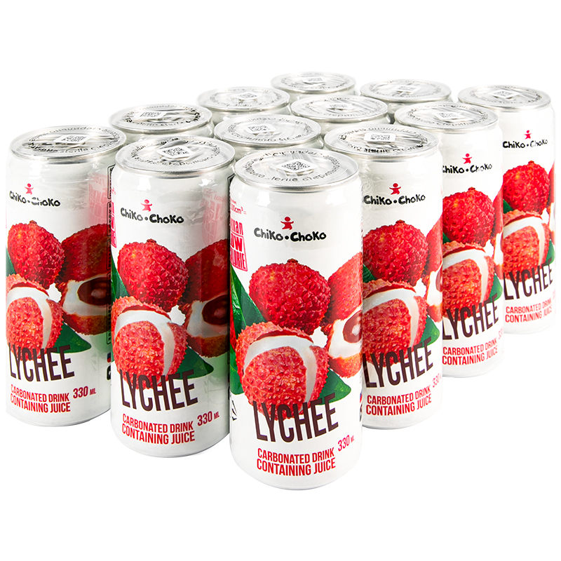Напиток безалкогольный низкокалорийный с содержанием сока «Chiko-Choko» Lychee, Чико Чоко, Личи 0.33л, банка
