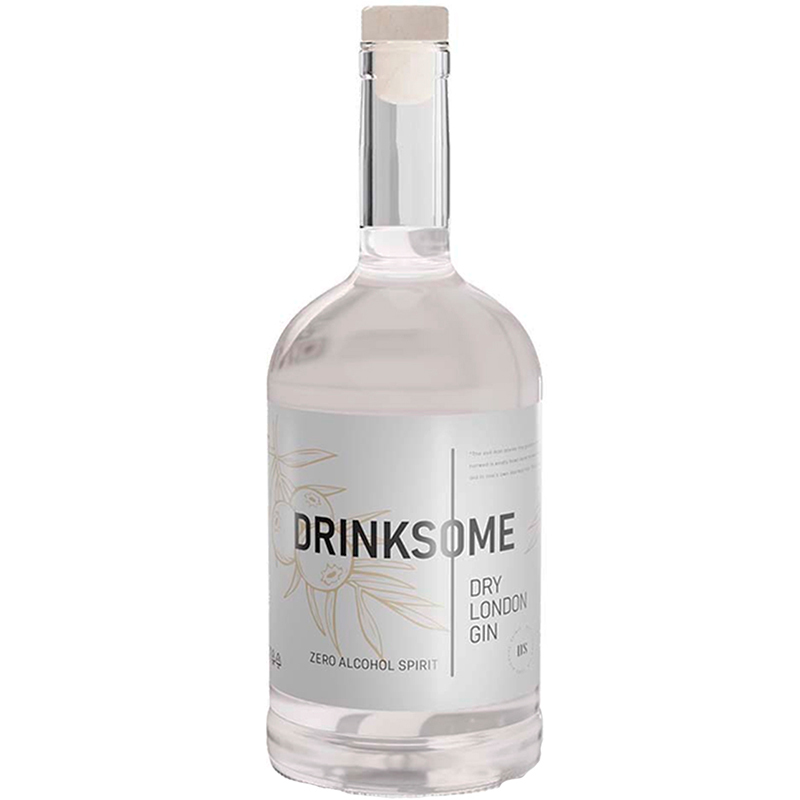 Безалкогольный джин «Drinksome» Dry London Gin, Дринксом Драй Лондон Джин, 0.7л, стекло