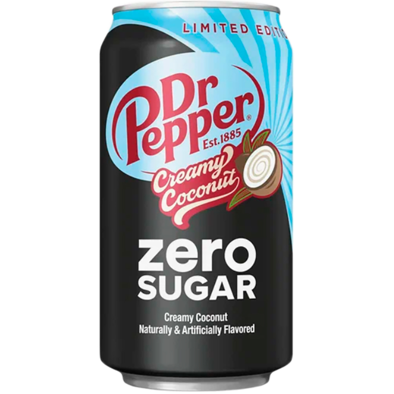 Купить Газированный напиток Dr. Pepper Creamy Coconut Zero Sugar ...