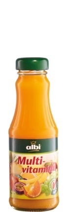 Сок "ALBI" мультивитаминный 100% 200мл Стекло