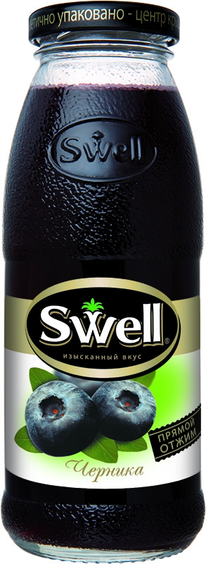 Сок Swell, Свелл Черника 0.25, стекло