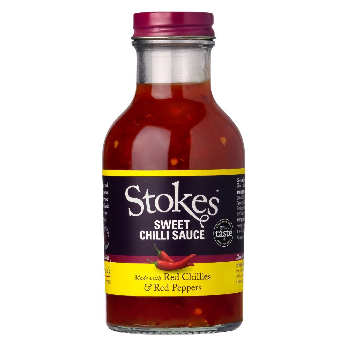 Соус «Stokes» Sweet Chilli Sauce, Стокс Томат, для мяса со сладким перцем чили 320г, стекло