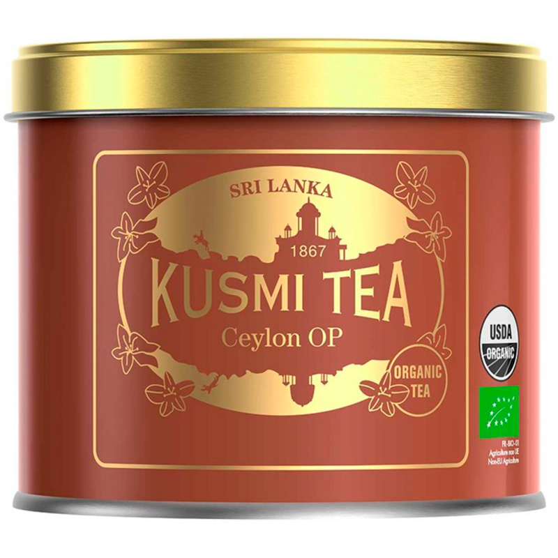 Чай черный Kusmi tea "Ceylon Op", Кусми Цейлон (BIO, Organic Tea), банка 100гр