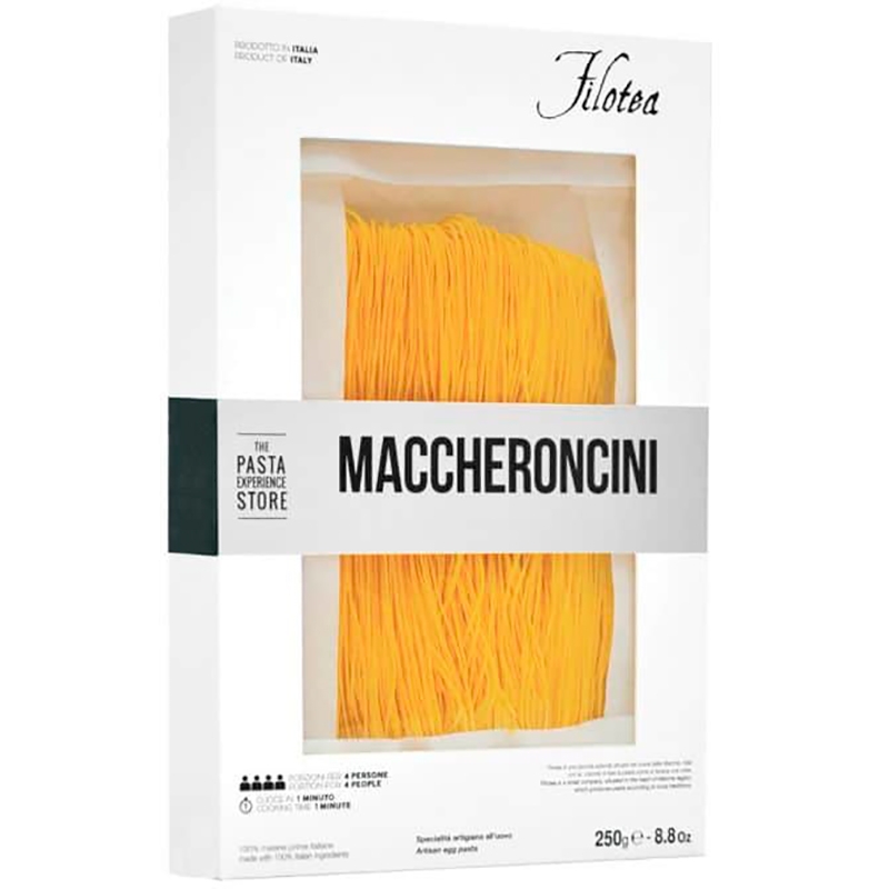 Паста «Filotea» Maccheroncini Capelli dAngelo, Маккерончини, 250гр Паста «Filotea» Maccheroncini Capelli dAngelo, Маккерончини, 250гр