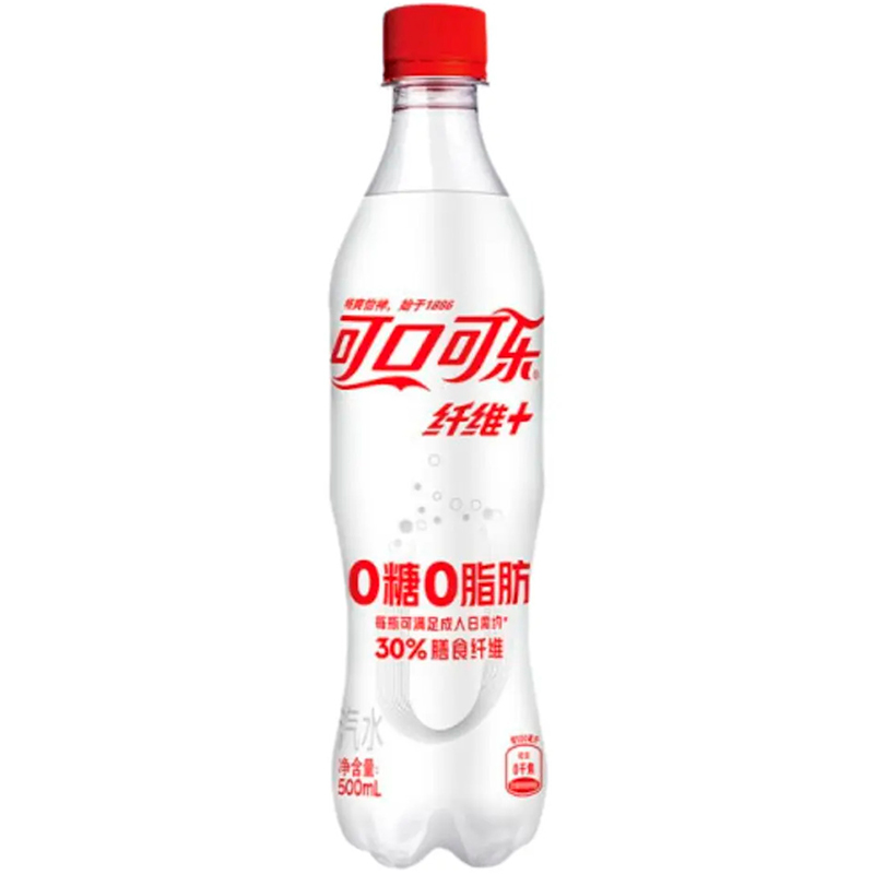Газированный напиток «Coca Cola» Fiber, Кока Кола Фибер 0.5л. пэт (Китай)