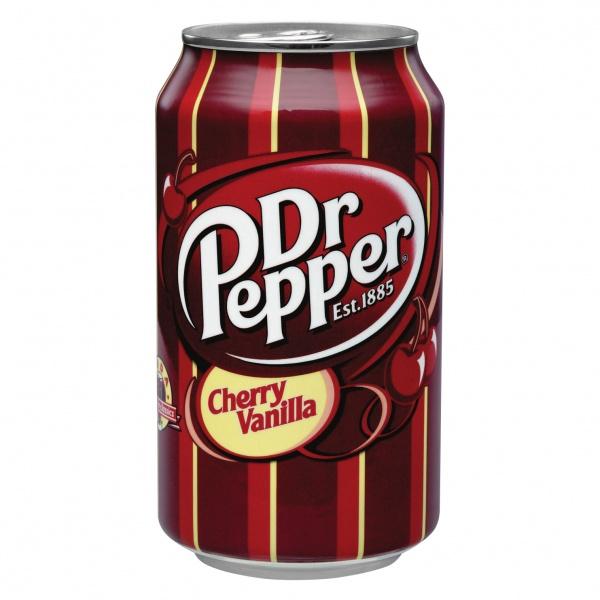 Газированный напиток Доктор Пеппер Dr.Pepper Cherry Vanilla 0,355л. банка (США)