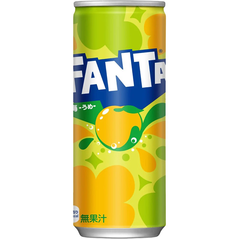 Газированный напиток «Fanta» Ume Plum, Фанта Слива 0.25л, ж/б (Япония)