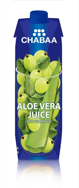 CHABAA 100% Сок Алое вера с белым виноградом 1л