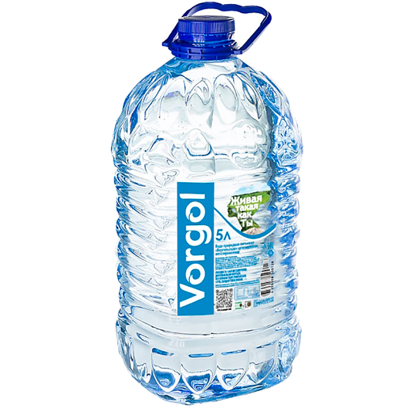 Минеральная природная вода «Vorgol», Воргол 5л, без газа, пэт