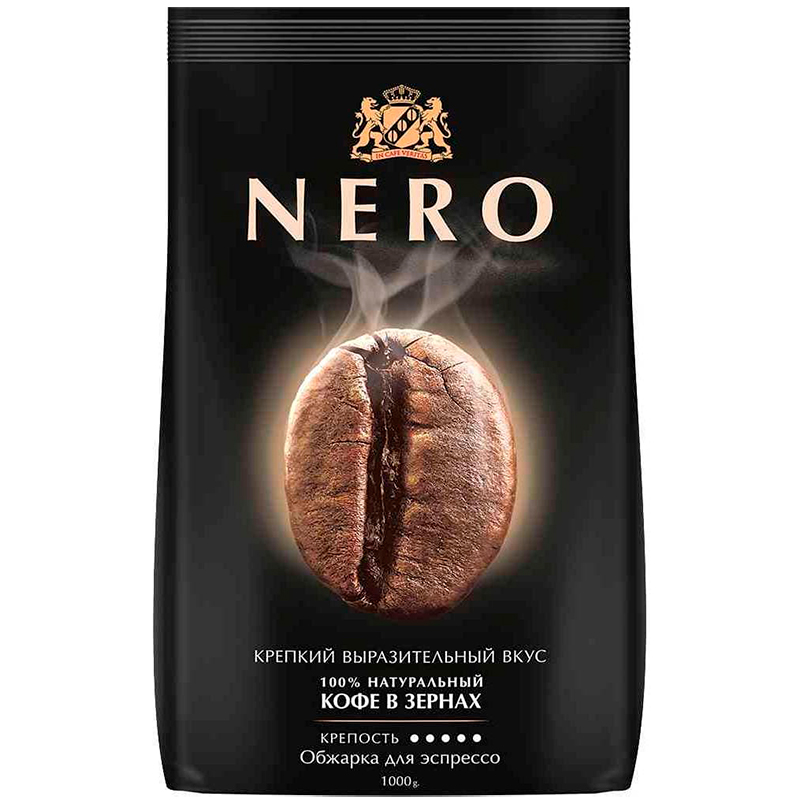 Кофе «Ambassador» Nero 100%, Амбассадор Неро 1кг, зерно
