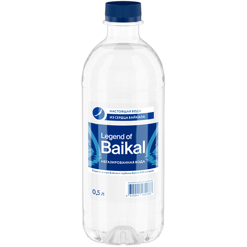 Минеральная вода «Legend Baikal», Легенда Байкала 0.5л, без газа, пэт
