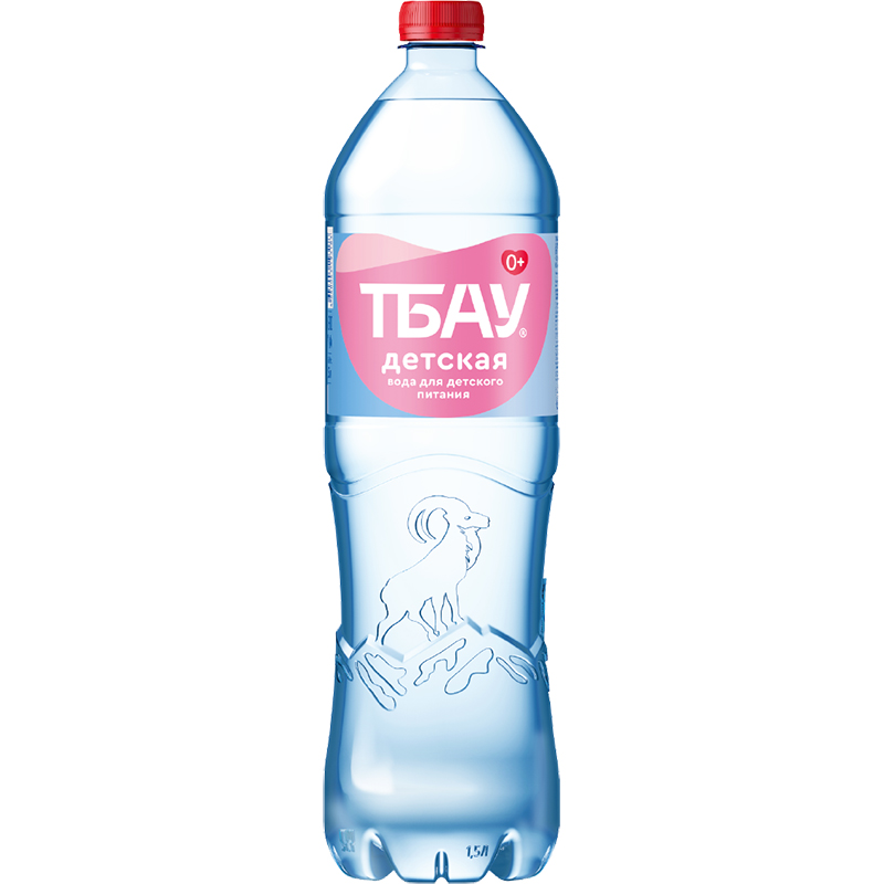 Минеральная вода «Тбау» Детская 1.5л, без газа, пэт