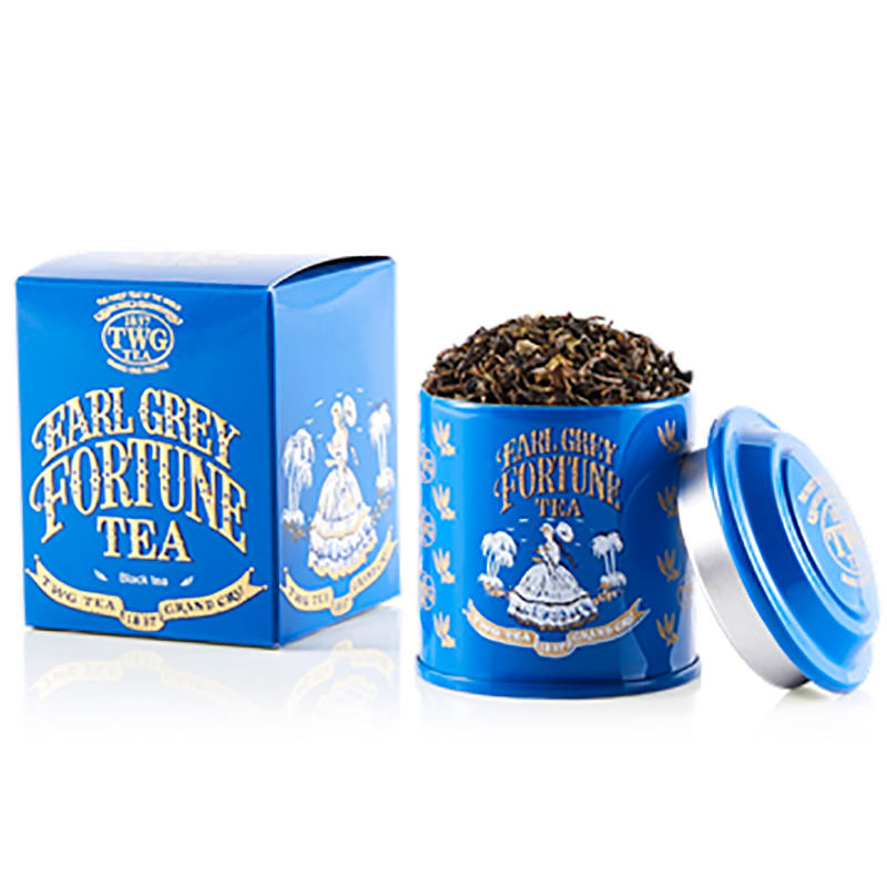 Чай черный «TWG» (Haute Couture Collection Mini) Earl Grey Fortune Tea, ТВГ Французский Эрл Грей 20гр, туба мини