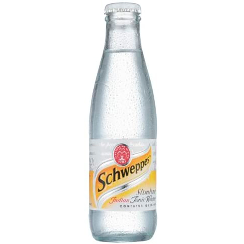 Schweppes Slimline Tonic, Тоник 200мл, стекло