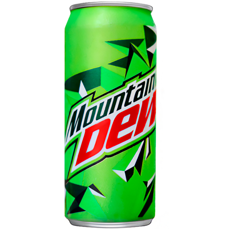 Газированный напиток «Mountain Dew», Маунтин Дью. 0.33л, банка (Чехия)