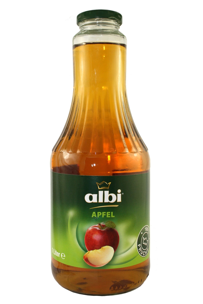 Сок "ALBI" яблочный 100% 1л Стекло