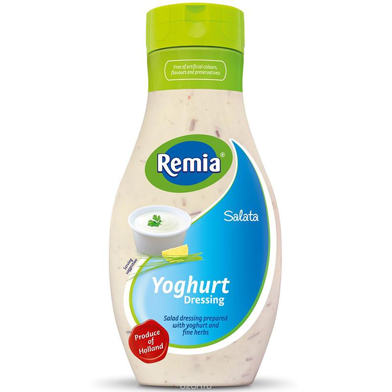 Р4  Соус Remia SALATA YOGHURT DRESSING салатный йогуртовый 500мл