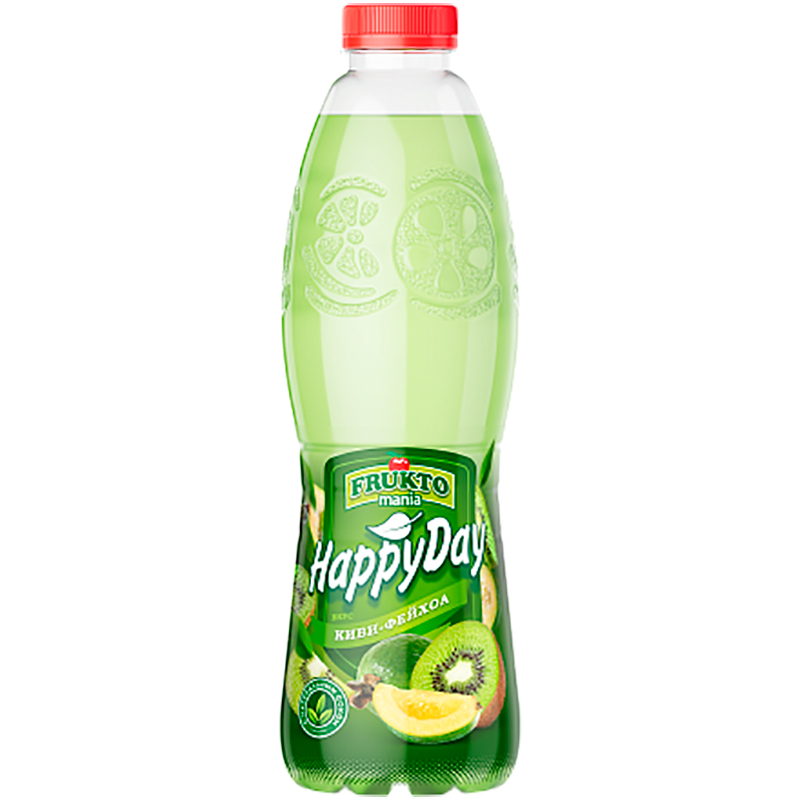 Напиток «Fruktomania» Happy Day, Фруктомания Счастливый день Киви, 1л, без газа, пэт
