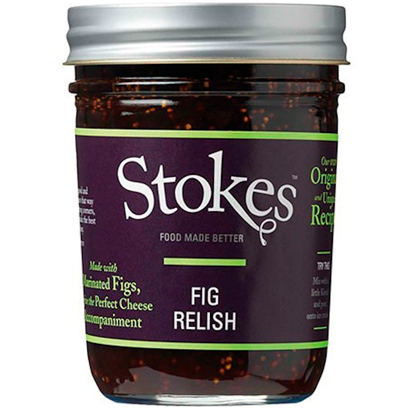 Соус «Stokes» Fig Relish, Стокс Маринованным Инжиром для сыра 250г, стекло