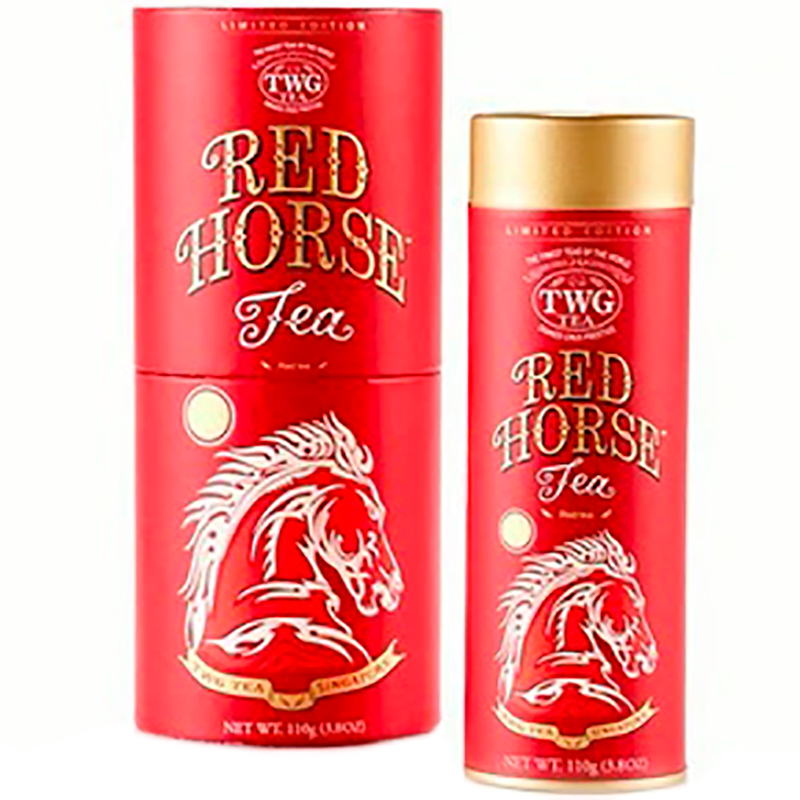 Чай красный «TWG» Red Horse 2026, ТВГ Красная Лошадь, Красные ягоды 100гр. туба