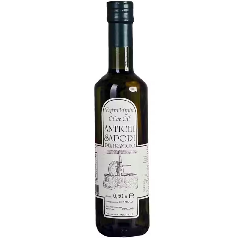 Масло оливковое «Antichi Sapori Del Frantoio», Античи Сапори Дел Франтоио, нефильтрованное, 0.5л, стекло