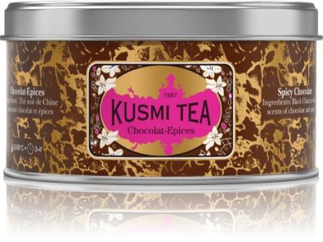 Kusmi tea Spicy Chocolate / Пикантный шоколад Банка, 125гр..