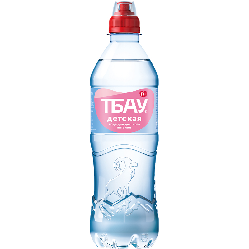 Минеральная вода «Тбау» Детская 0.5л, без газа, спорт-лок, пэт