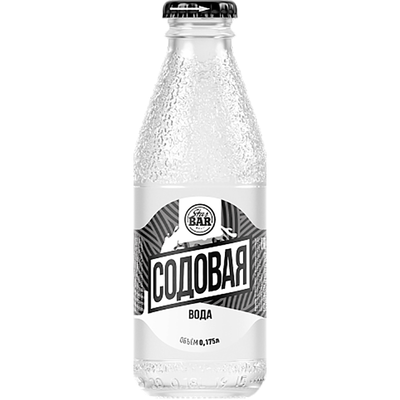 Напиток «StarBar» Soda, СтарБар Содовая, 0.175л, газ, стекло