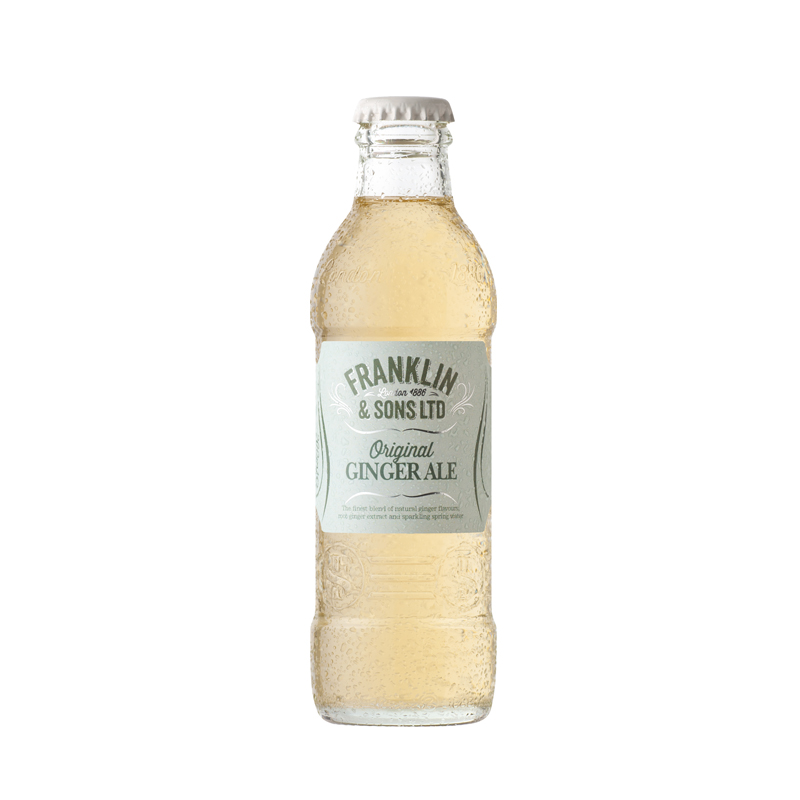 Напиток Тоник «Franklin & Sons» Original Ginger Ale, Франклин анд Сонс Ориджинал Имбирный Эль, 0.2, стекло