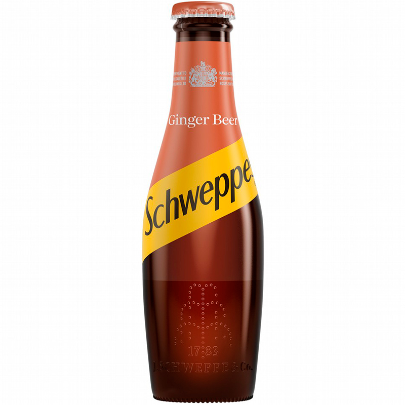 Напиток «Schweppes» Ginger Beer, Швепс Джинджер Бир 200мл. стекло