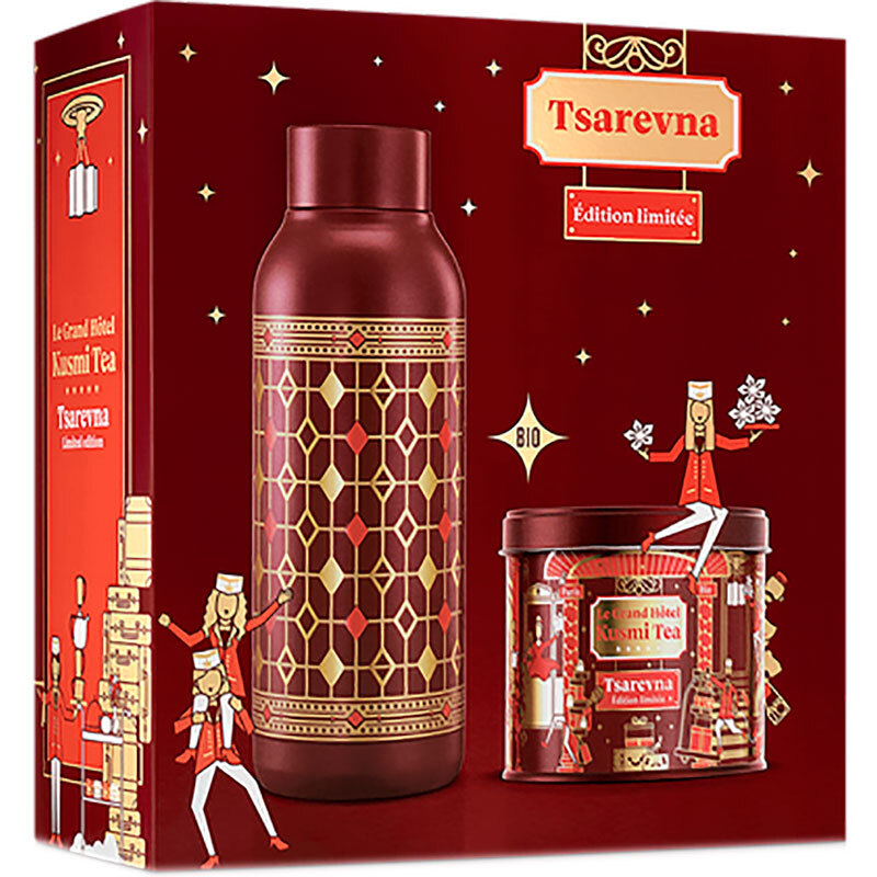 Набор Kusmi tea Tsarevna, Царевна (BIO, Organic Tea), термобутылка 510мл. Набор Kusmi tea Tsarevna, Царевна (BIO, Organic Tea), термобутылка 510мл.